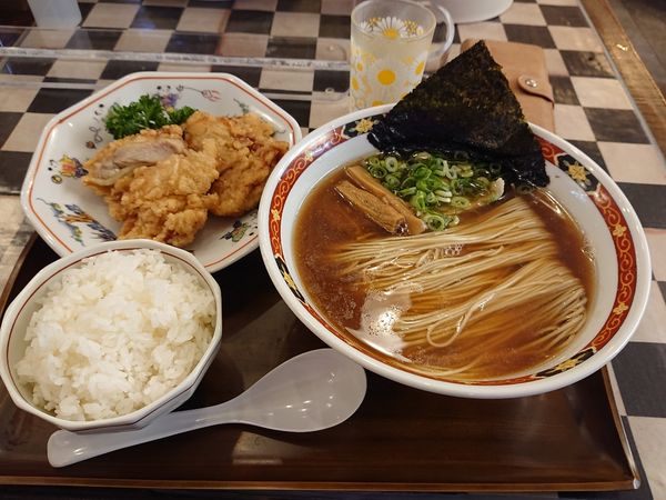 「塩からあげセット」@麺や食堂 本店の写真