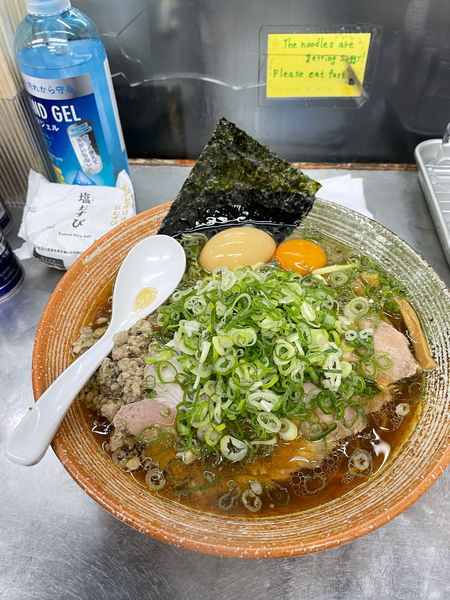 「俺の中華そば牡蠣出汁醤油＋ネギ」@覆麺 智の写真