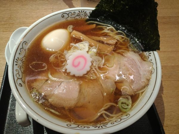 「味玉中華そば」@中華そば 勝本の写真