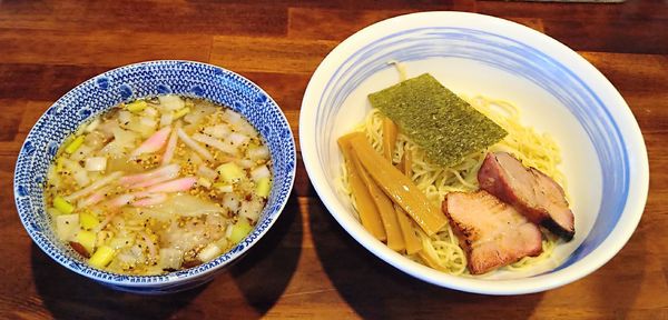 「ワンタンつけそば(塩)」@麺屋 悠の写真