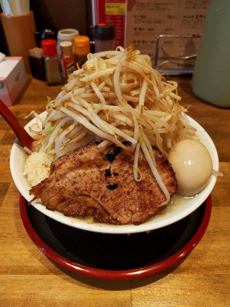 「龍丸ラーメン塩　850円　麺野菜大盛り」@麺屋 龍丸の写真