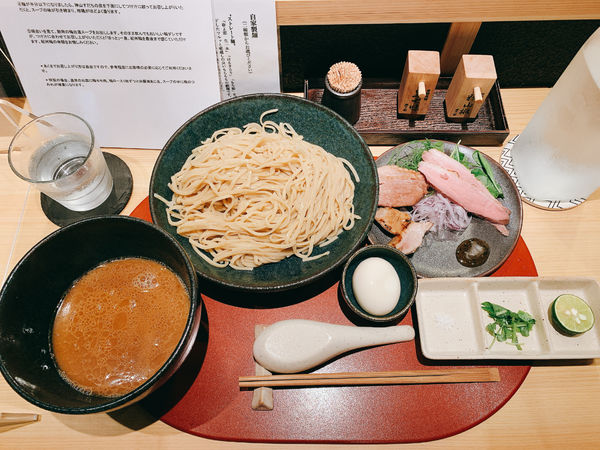 「特製紀州鴨白湯つけめん」@鴨中華そば 楓の写真