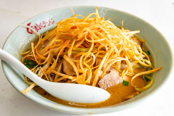 「みそネギチャーシューメン」@くるまやラーメン 大原店の写真