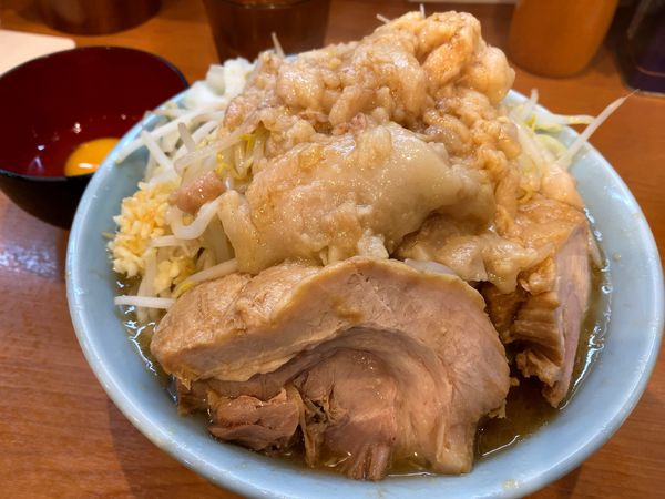 「小ラーメン＋生卵」@ラーメンBoo Boo太郎。の写真