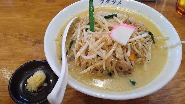 「濃厚カレータンメン¥840？+にんにく」@極濃湯麺フタツメ 長岡店の写真