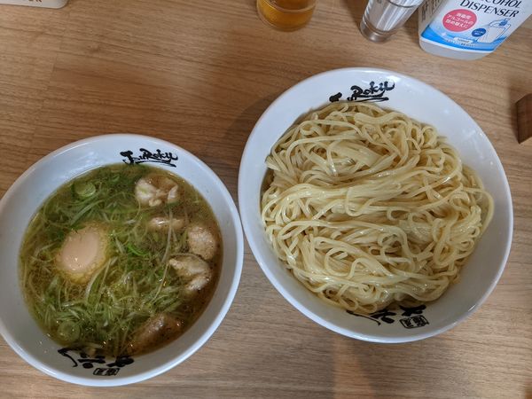 「限定鶏そばつけ麺」@麺屋 丈六 キーノ和歌山店の写真