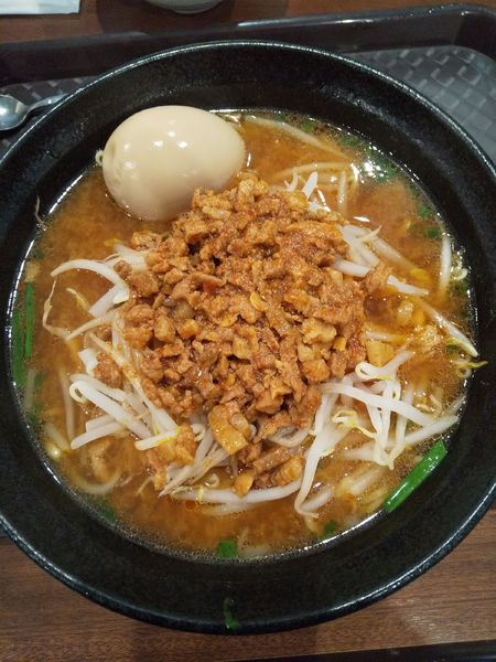 「台湾ラーメン（味噌・味玉付き）」@ラーメン金太郎の写真
