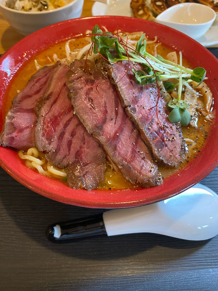 「馬肉味噌ラーメン」@Ramen Street 桜の写真