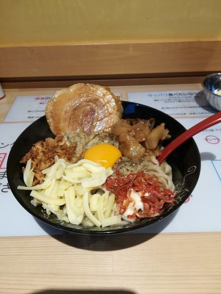 「まぜそば」@まぜそば専門店 NANAKIの写真