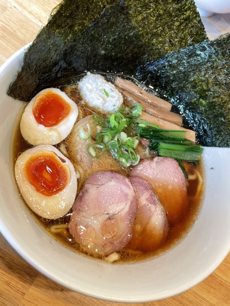 「特製醤油そば (手揉み麺) ￥1100」@麺処 いち林の写真
