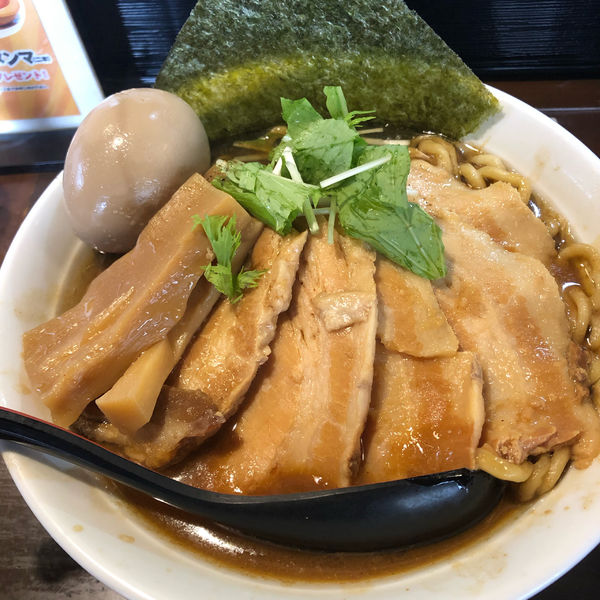 「味玉らぁめん　黒＋チャーシュー」@葉月直系 きりきり舞の写真