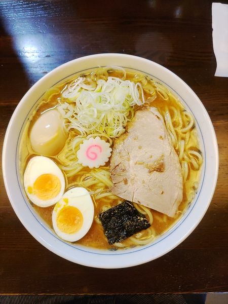 「中華そば+味玉  ﾒﾝﾏ抜き」@東池袋大勝軒 しのやの写真