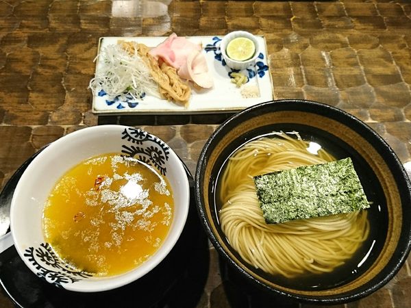 「昆布水つけ蕎麦」@特級鶏蕎麦 龍介の写真