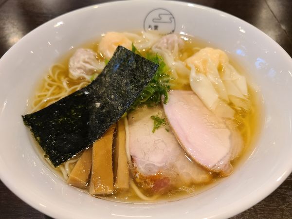 「白だしワンタン麺」@八雲の写真