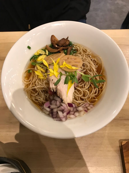 「松茸と水 830円」@論露に不二の写真