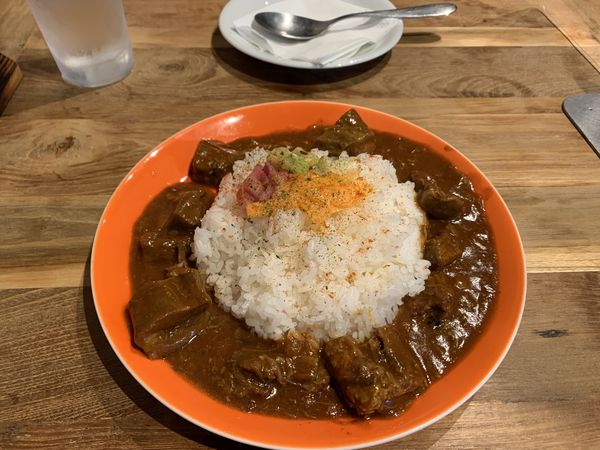 「10種のスパイスビーフカレー」@串焼きバクの写真