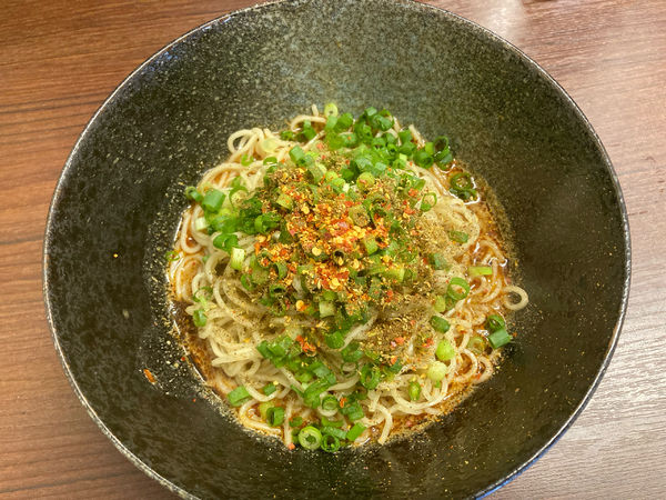 「汁なし坦坦麺(大・辛さ3)¥640」@花山椒 大手町店の写真