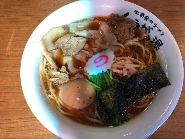 「黒玉生姜ラーメン」@長岡生姜ラーメン しょうがの湯 渋谷総本店の写真