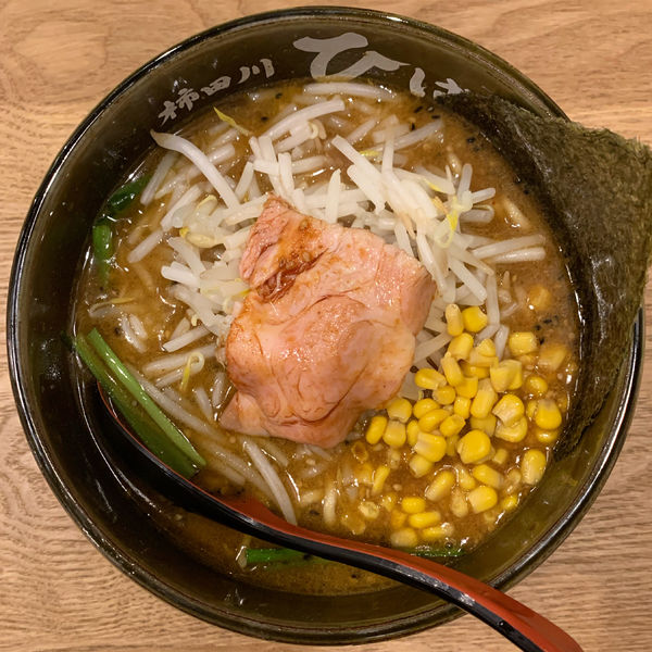 「味噌らーめん」@味噌らーめん 柿田川ひばり 恵比寿本店の写真