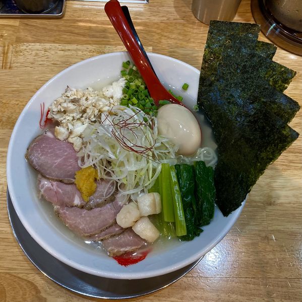 「淡麗特選真鯛そば＋鯛のほぐし身」@ウミのチカラの写真