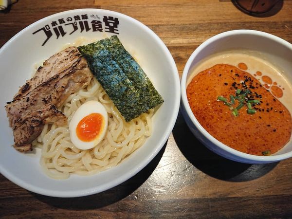 「冷やし坦々つけ麺」@本気の焼豚 プルプル食堂の写真