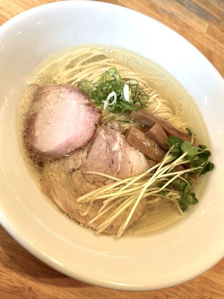 「塩そば (中細) ￥800」@麺処 いち林の写真