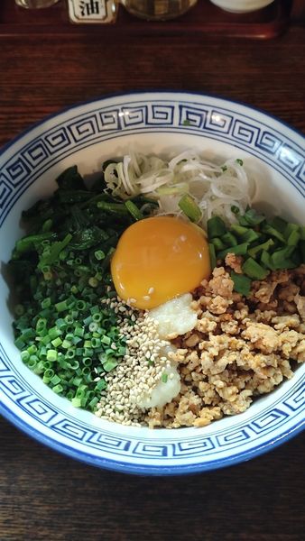 「台湾まぜそば（890円）」@もつ鍋居酒屋 竹井幸彦 八丁堀茅場町店の写真