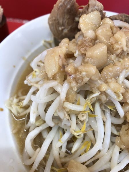 「ラーメン150g ヤサイ普通アブラ普通ニンニク」@立川マシマシ 古河125号店の写真