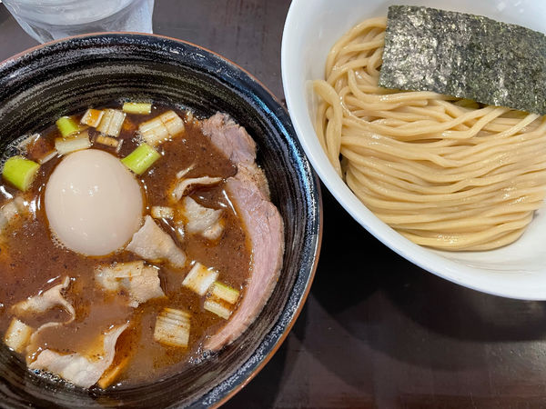 「肉盛つけ麺」@つけ麺 麦の香の写真