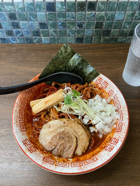 「特製辛あつそば(並)」@麺屋みつば＋クローバーの写真