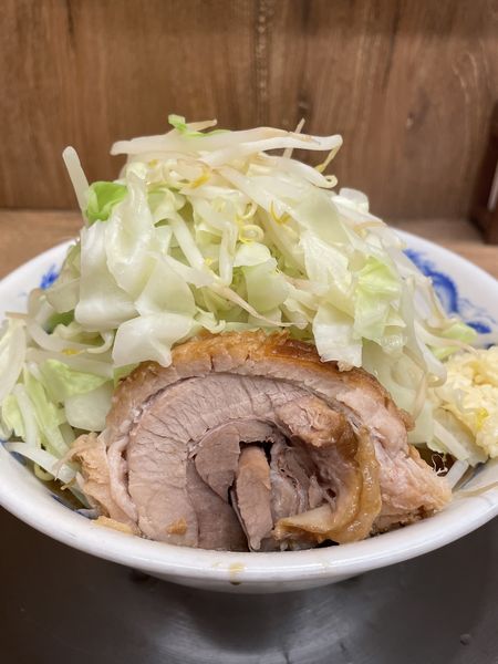 「豚骨醤油　野菜ニンニクまし」@ジャンクガレッジ 北浦和店の写真