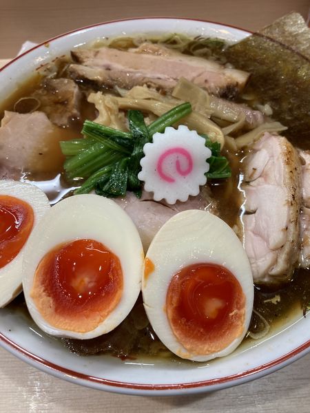 「生姜醤油ラーメン」@手揉み中華そば 中村の写真
