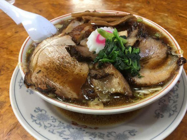 「生姜醤油チャーシュー麺　1100円」@かし亀の写真
