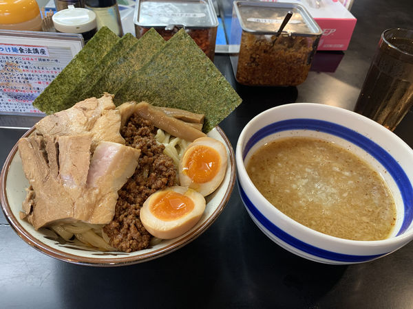 「うま辛つけ麺」@山勝角ふじ 南流山店の写真