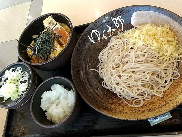 「カツ丼セット」@ゆで太郎 宮益坂店の写真