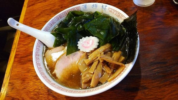 「中華そば（鳴門わかめトッピング）」@中華めん処 道頓堀の写真