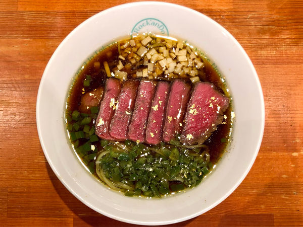 「★＜限定麺＞青椒肉風麺(温)🍜¥1,500」@麺屋 六感堂 Rock'anDoの写真