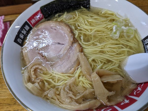 「塩ラーメン大盛」@地鶏ラーメン たつ屋の写真