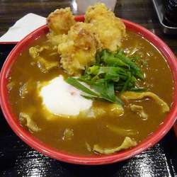 俺の温玉とり天カレー