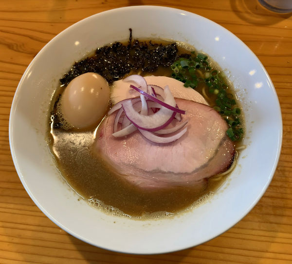 「味玉煮干しそば醤油+味付き替玉煮干し ￥930+￥200」@中華蕎麦 みうらの写真