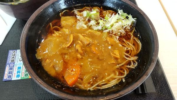 「カレーそば」@ゆで太郎 南行徳店の写真
