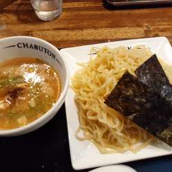 豚骨魚介のざるつけ麺