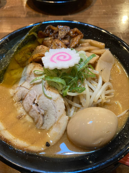 「特製百年味噌ラーメン」@マルキン本舗 大間野店の写真