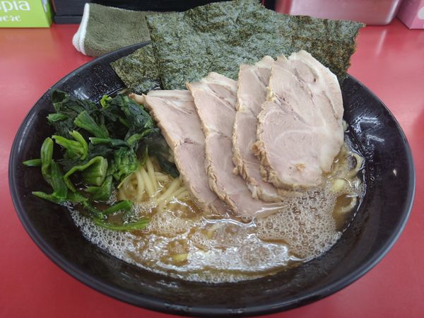 「ラーメン：チャーシュー中　(¥1000)」@武蔵家直系 ぼうそう家の写真
