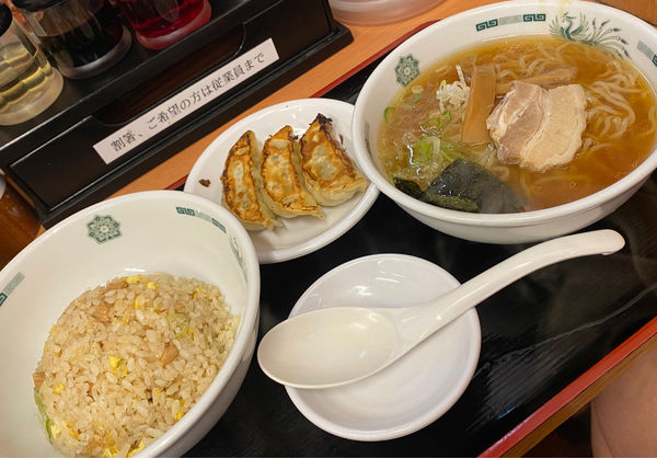 「ラ･餃･チャセット」@日高屋 六本木店の写真