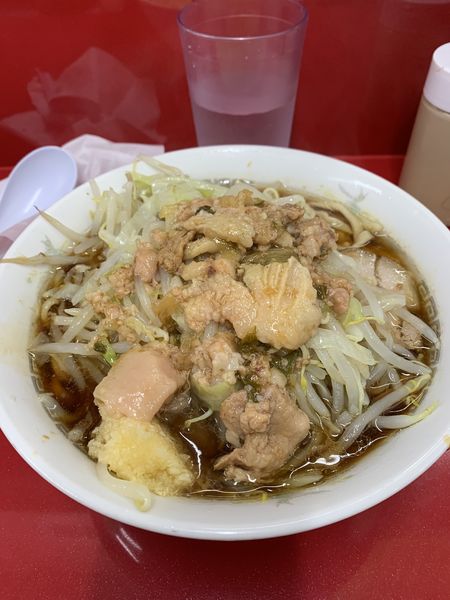 「小ラーメン豚2枚　麺少なめ」@ラーメン二郎 越谷店の写真