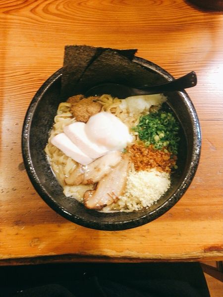 「濃厚白湯まぜそば」@三代目麺処 「まるは」極 船橋店の写真