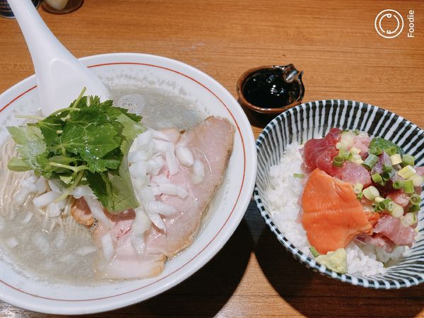 「【限定】煮干しそば（濃いめ）」@寿製麺よしかわ 川越店の写真