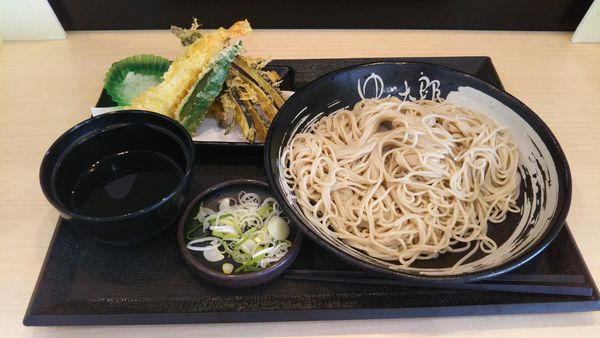 「天もり、そば大盛（クーポン）」@ゆで太郎 荒川沖店の写真