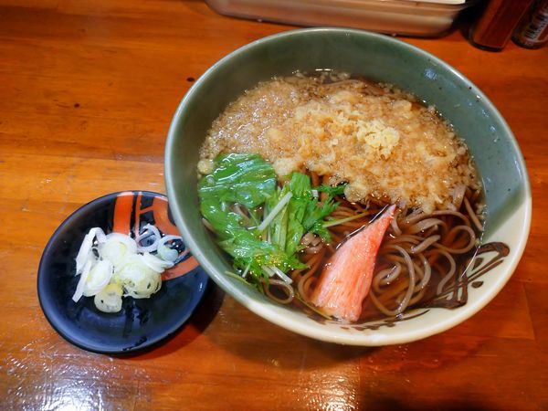 「タヌキそば（580円）」@井乃上の写真